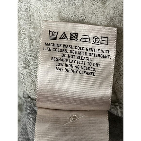 Holding Horses Forsby Plaid Button Up Tunic Blouse S Gauze Lagenlook Minimalist - Picture 8 of 10